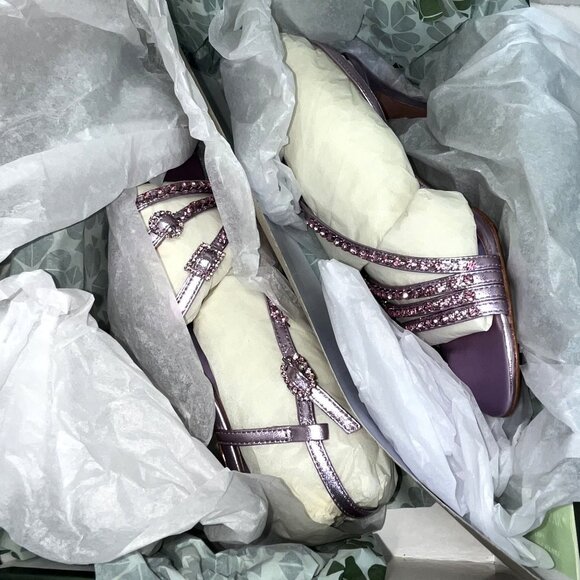 Kate Spade Makenna 7M Pink/Lavendar Strappy Sandals With Box & Dust Bag - Picture 9 of 16